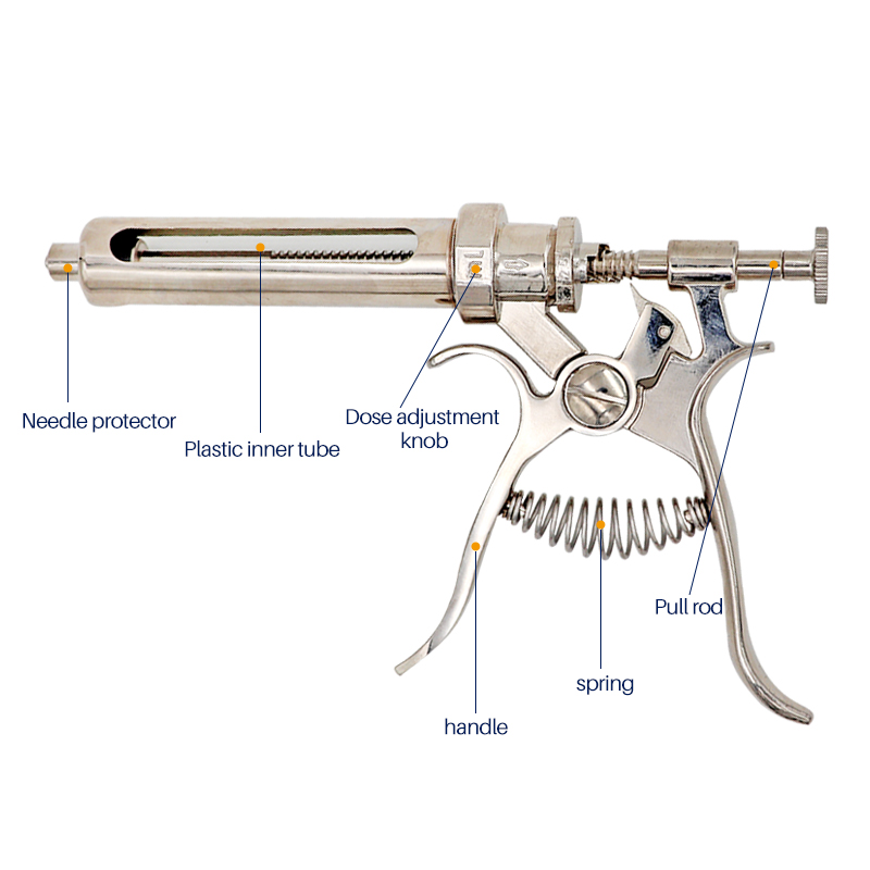 Veterinary Syringe Gun - Seringa veterinária para animais, cabra, porco,