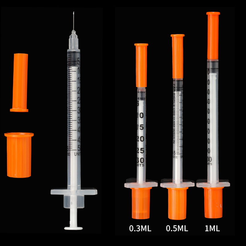 Veterinary Syringe Gun - 50/100 Peças Injetor Veterinário Descartável para