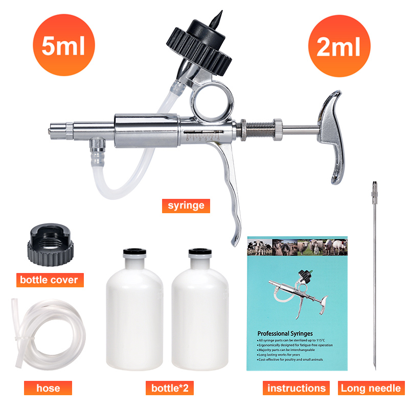 Veterinary Syringe Gun - Injetor automático de aves de cor,