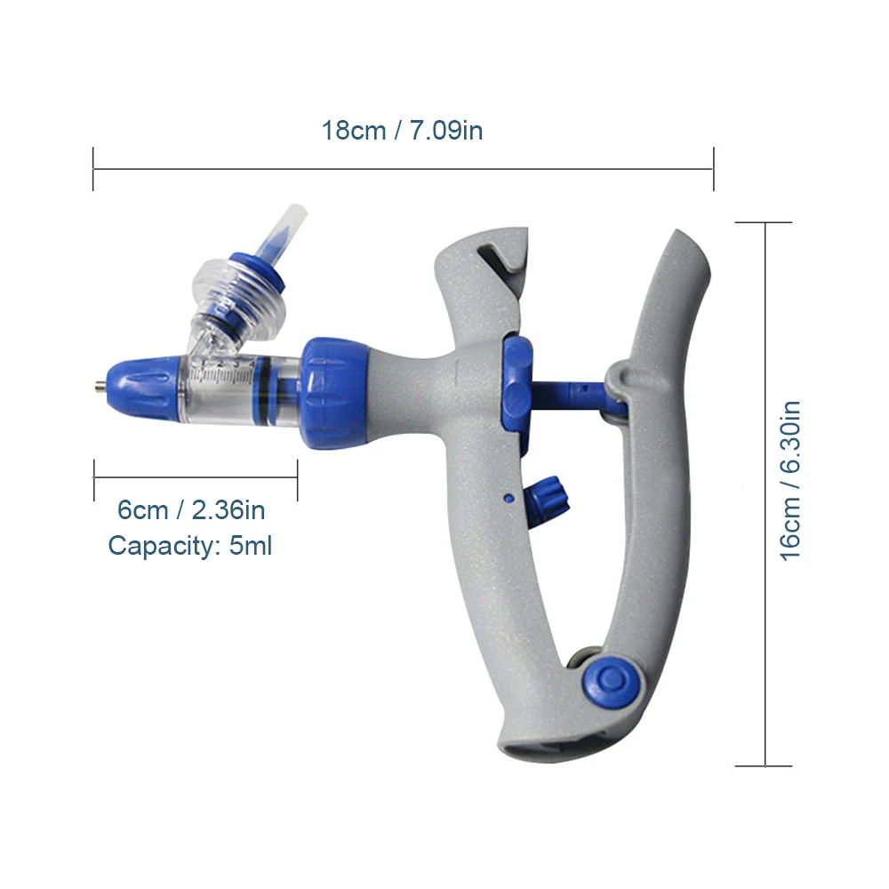1ml/2ml/5ml/10ml seringa arma  - Veterinary Syringe Gun avaliação e preço