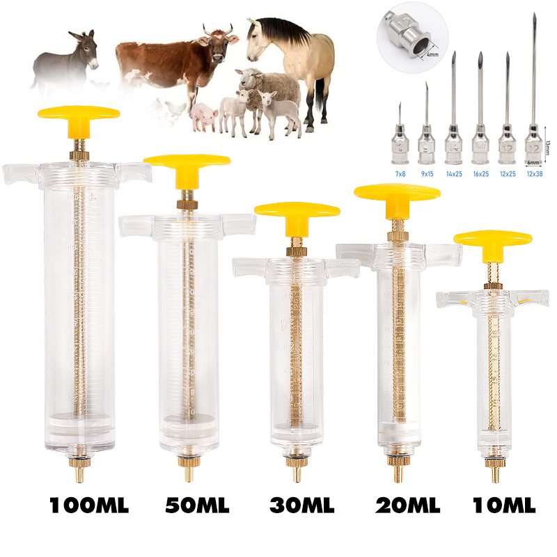 Seringa de mangueira ajustável - Veterinary Syringe Gun avaliação e preço