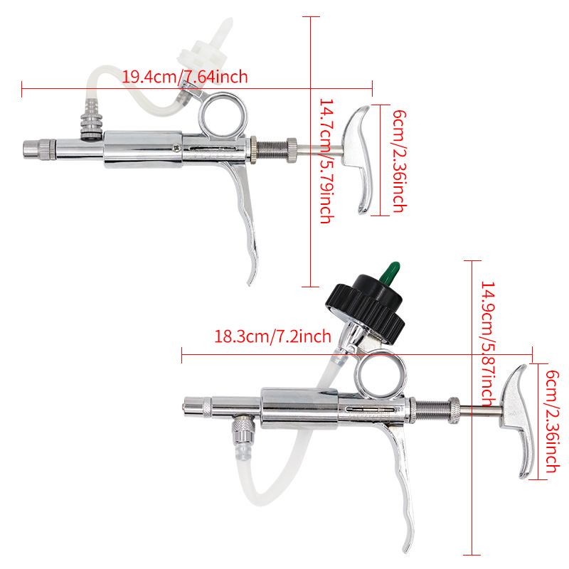 Seringa contínua de metal, 0.5 - Veterinary Syringe Gun avaliação e preço