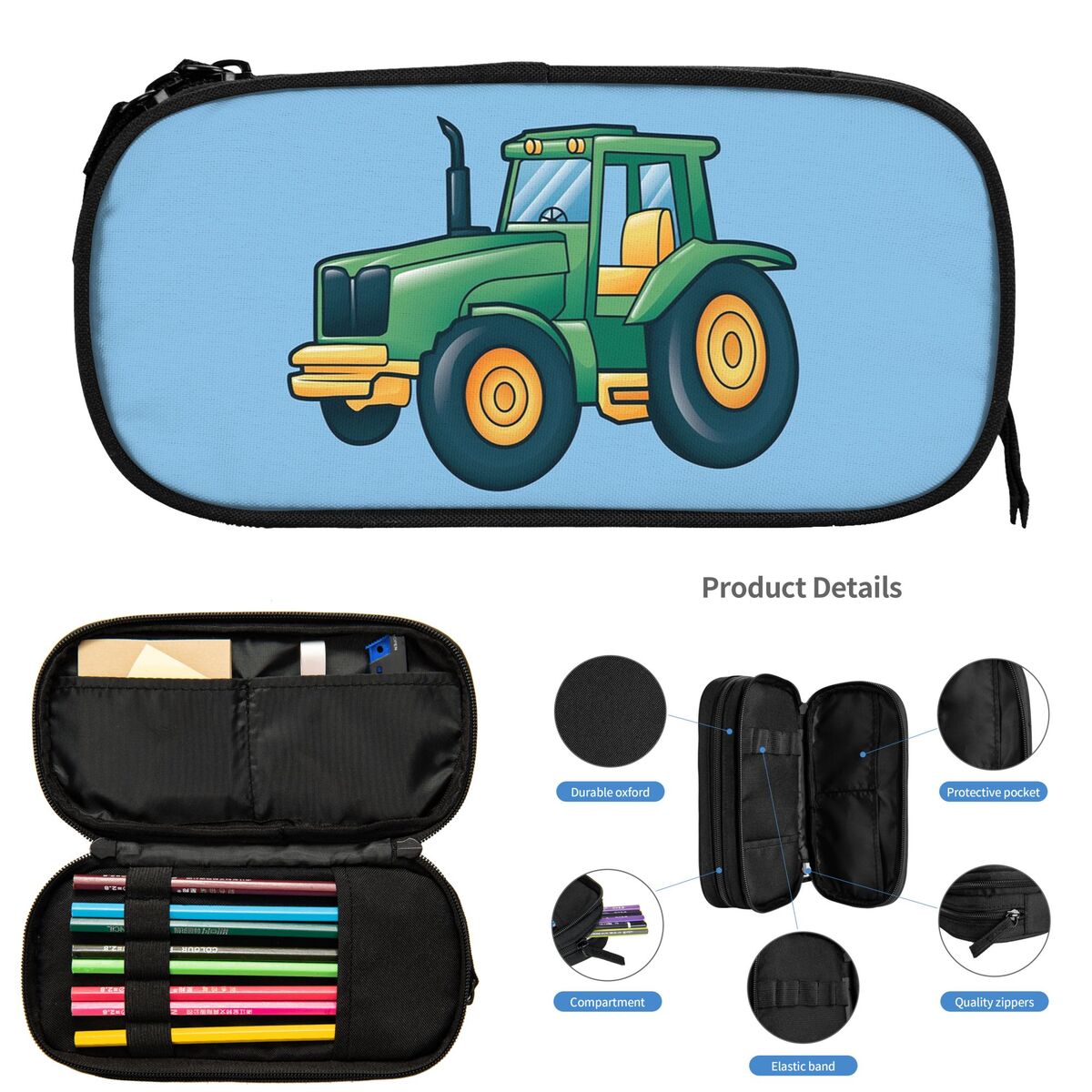 Estojo de lápis com desenho de - Agriculture Farming School avaliação e preço
