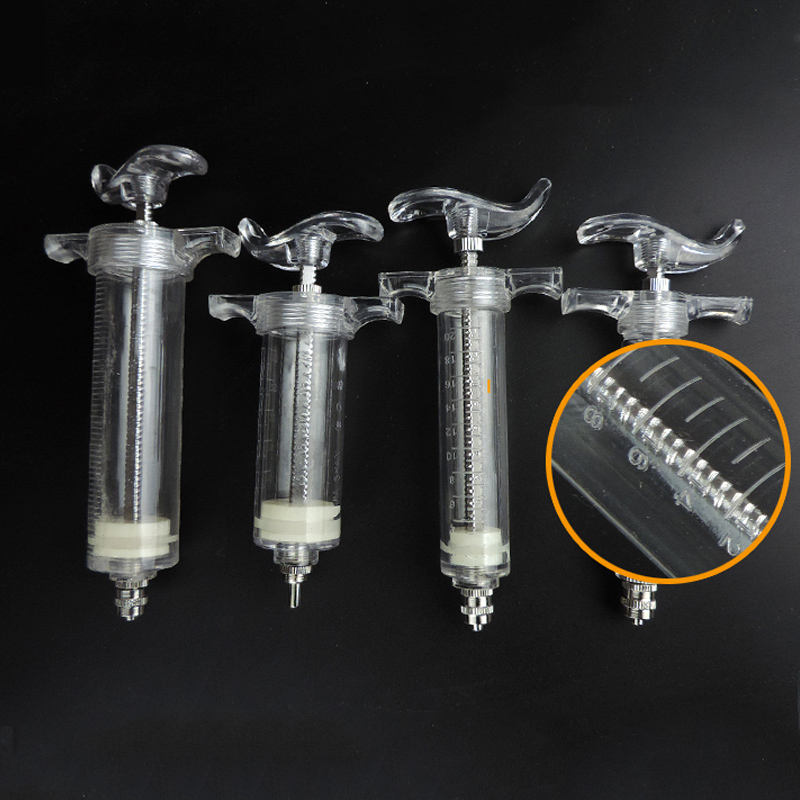 Seringa de aço plástica veteri - Veterinary Syringe Gun avaliação e preço