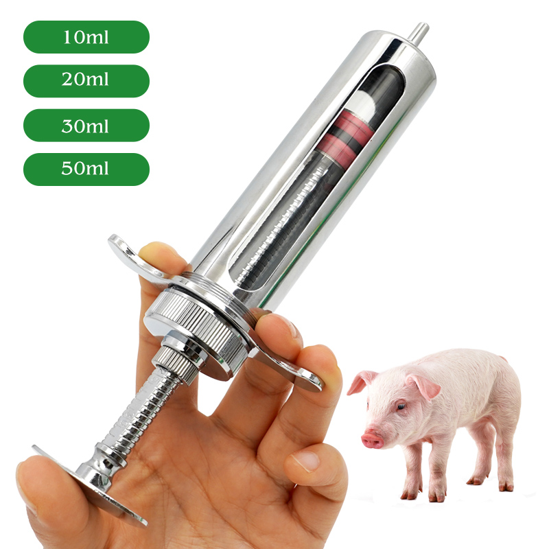 Seringa veterinária de aço ino - Veterinary Syringe Gun avaliação e preço